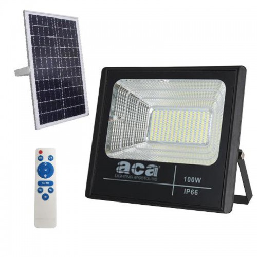 LED Προβολέας Με Φωτοβολταϊκό Πάνελ 200W 6000K 3.2V/30Ah IP66 120° SVIDE ACA