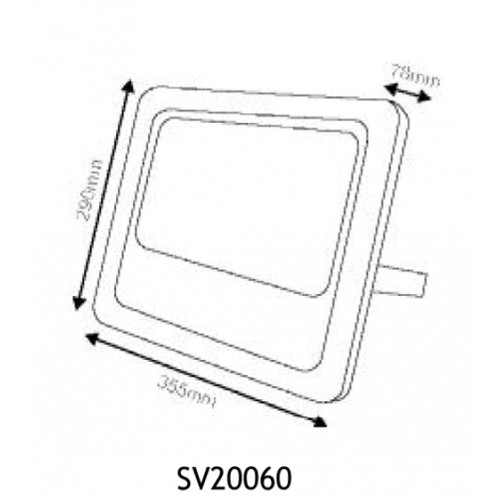 LED Προβολέας Με Φωτοβολταϊκό Πάνελ 200W 6000K 3.2V/30Ah IP66 120° SVIDE ACA
