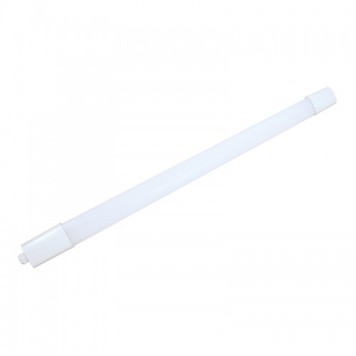 LED Γραμμικό Στεγανό Φωτιστικό Λευκό 132cm 36W IP66 120° 3000K Θερμό λευκό TETE Aca