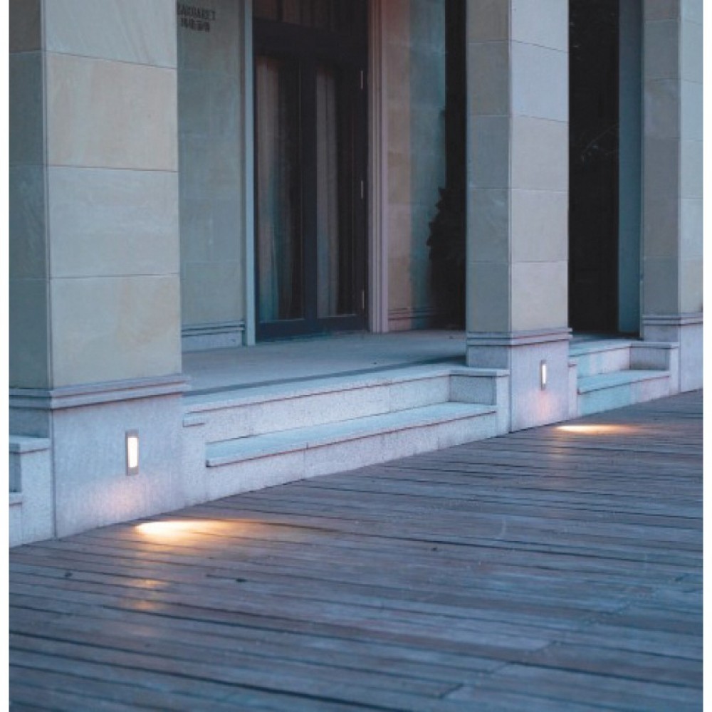 LED High Power Χωνευτή Απλίκα 3W 59lm 23° IP65 LONG Aca