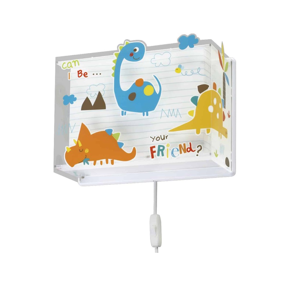 Dinos Απλίκα Τοίχου Διπλού Τοιχώματος 1xE27 Ango