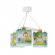 My Little Jungle Κρεμαστό Παιδικό Φωτιστικό Τρίφωτο Οροφής 3xE27 Ango