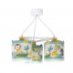 My Little Jungle Κρεμαστό Παιδικό Φωτιστικό Τρίφωτο Οροφής 3xE27 Ango