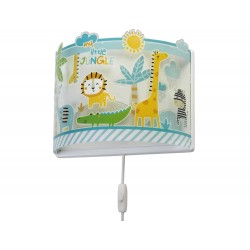 My Little Jungle Απλίκα Τοίχου Διπλού Τοιχώματος 1xE27 Ango