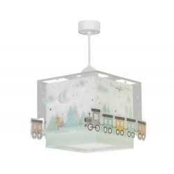 The Night Train Κρεμαστό Παιδικό Φωτιστικό Οροφής 1xE27 Ango