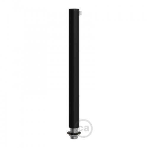 Μεταλλικό Στήριγμα Καλωδίου 15 cm Μαζί Με Μαστό, Παξιμάδι Και Ροδέλα Σε Μαύρο Χρώμα Creative Cables