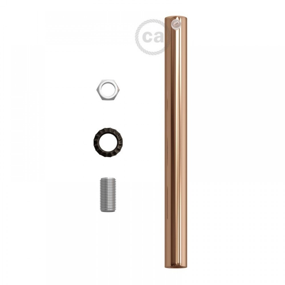 Μεταλλικό Στήριγμα Καλωδίου 15 cm Μαζί Με Μαστό, Παξιμάδι Και Ροδέλα Σε Χάλκινο Χρώμα Creative Cables