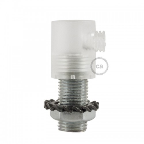 Πλαστικό Στήριγμα Οροφής Μαζί Με Μαστό, Παξιμάδι Και Ροδέλα Σε Διάφορα Χρώματα Creative Cables