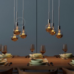 Σωληνάκι Προέκτασης Μεταλλικό Χρωμίου 30cm Creative Cables