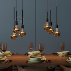 Σωληνάκι Προέκτασης Μεταλλικό Μαύρο 30cm Creative Cables