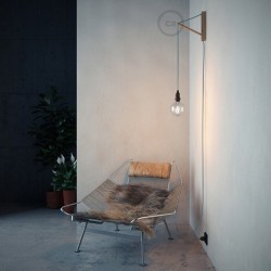 Pinocchio Ξύλινη Βάση Για Τοίχο Ιδανική Για Κρεμαστά Φωτιστικά Creative Cables