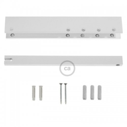 Pinocchio Λευκή Ξύλινη Βάση Για Τοίχο Ιδανική Για Κρεμαστά Φωτιστικά Creative Cables