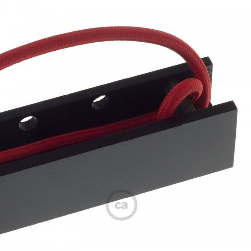 Pinocchio Μαύρη Ξύλινη Βάση Για Τοίχο Ιδανική Για Κρεμαστά Φωτιστικά Creative Cables