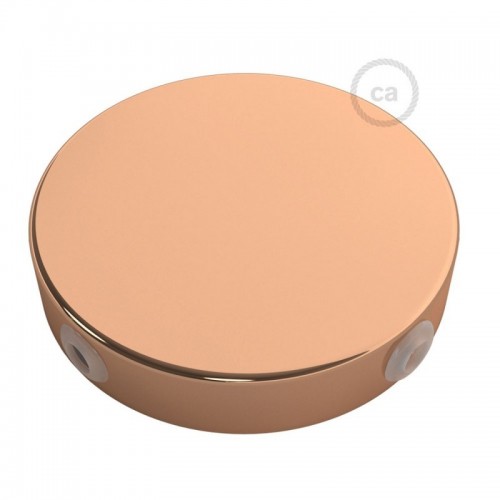 Κουτί Διακλάδωσης Χάλκινο Μεταλλικό Με 4 Τρύπες Στο Πλάι, Με Εξαρτήματα Creative Cables