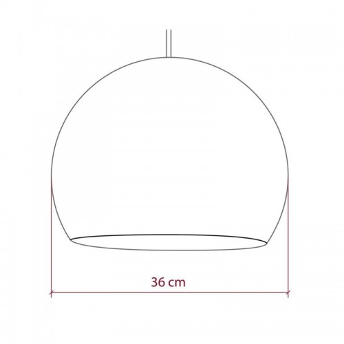 Φωτιστικό Μπάλα Dome Γαλακτερό Από Νήμα Πολυεστέρα - 100% Χειροποίητο Creative Cables