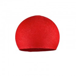 Φωτιστικό Μπάλα Dome Κόκκινο Από Νήμα Πολυεστέρα - 100% Χειροποίητο Creative Cables