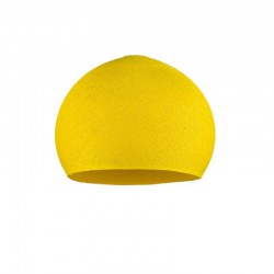 Φωτιστικό Μπάλα Dome Κίτρινο Από Νήμα Πολυεστέρα - 100% Χειροποίητο Creative Cables