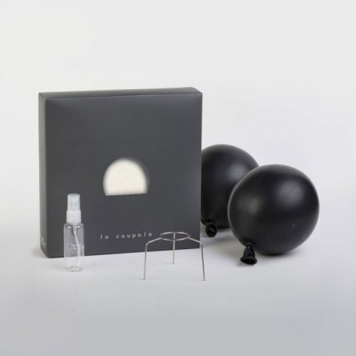 Φωτιστικό Μπάλα Dome Γαλακτερό Από Νήμα Πολυεστέρα - 100% Χειροποίητο Creative Cables