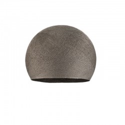 Φωτιστικό Μπάλα Dome Γκρι Γραφίτης Από Νήμα Πολυεστέρα - 100% Χειροποίητο Creative Cables