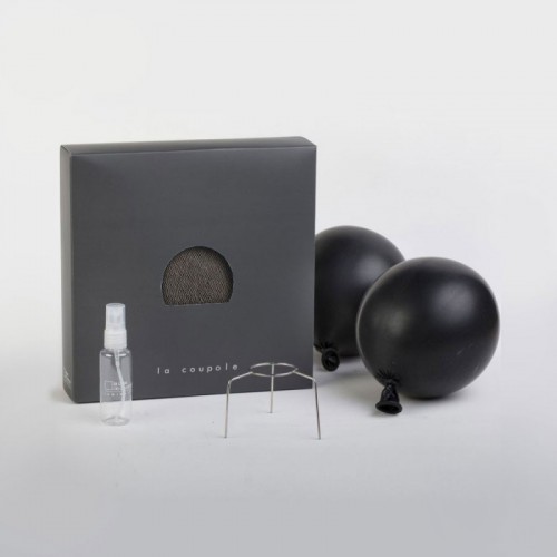 Φωτιστικό Μπάλα Dome Γκρι Γραφίτης Από Νήμα Πολυεστέρα - 100% Χειροποίητο Creative Cables