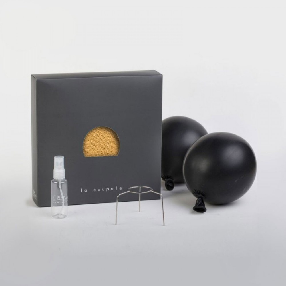 Φωτιστικό Μπάλα Dome Μουσταρδί Από Νήμα Πολυεστέρα - 100% Χειροποίητο Creative Cables