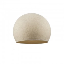 Φωτιστικό Μπάλα Dome Εκρού Μπεζ Από Νήμα Πολυεστέρα - 100% Χειροποίητο Creative Cables