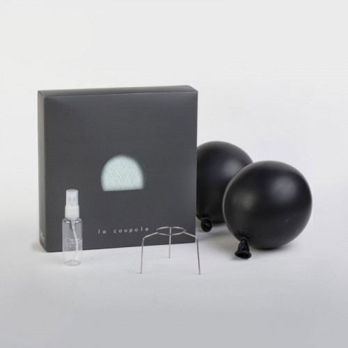 Φωτιστικό Μπάλα Dome Ανοιχτό Μπλε Από Νήμα Πολυεστέρα - 100% Χειροποίητο Creative Cables