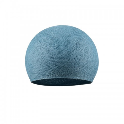 Φωτιστικό Μπάλα Dome Πετρόλ Από Νήμα Πολυεστέρα - 100% Χειροποίητο Creative Cables