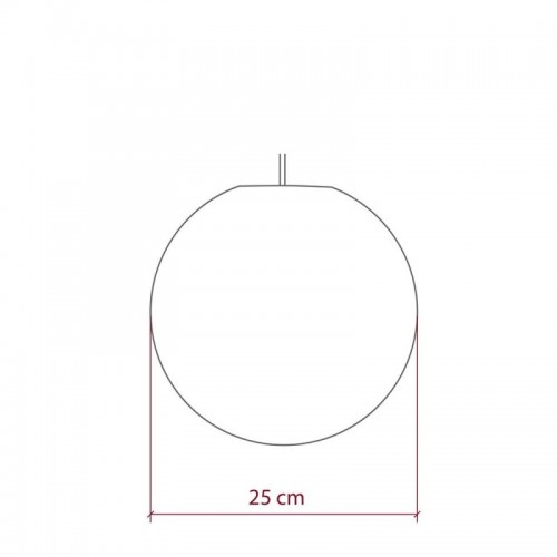 Φωτιστικό Σφαίρα Μουσταρδί Από Νήμα Πολυεστέρα - 100% Χειροποίητο Creative Cables