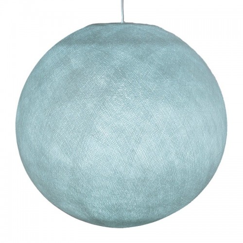 Φωτιστικό Σφαίρα Ανοιχτό Μπλε Από Νήμα Πολυεστέρα - 100% Χειροποίητο Creative Cables