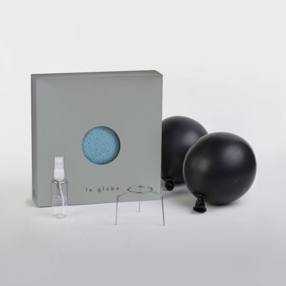 Φωτιστικό Σφαίρα Πετρόλ Από Νήμα Πολυεστέρα - 100% Χειροποίητο Creative Cables