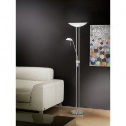 Μοντέρνο Φωτιστικό Δαπέδου Δίφωτο Σε Μπρονζέ Χρώμα BAYA Eglo