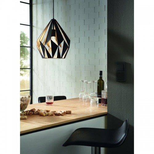 Vintage Μονόφωτο Φωτιστικό Οροφής Σε Διάφορα Χρώματα 1x 60E E27 CARLTON 1 Eglo