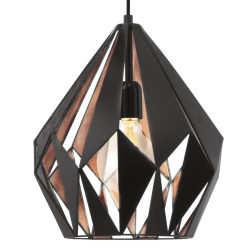 Vintage Μονόφωτο Φωτιστικό Οροφής Σε Διάφορα Χρώματα 1x 60E E27 CARLTON 1 Eglo