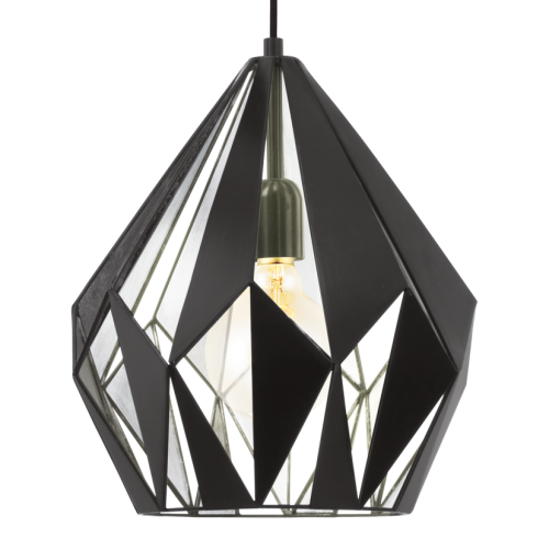 Vintage Μονόφωτο Φωτιστικό Οροφής Σε Διάφορα Χρώματα 1x 60E E27 CARLTON 1 Eglo