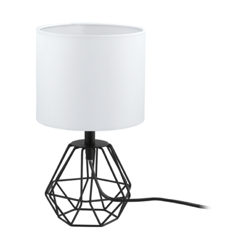 Φωτιστικό Πορτατίφ Σε Λευκό Χρώμα 1x 60W E14 CARLTON 2 Eglo