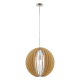 Φωτιστικό Οροφής Ξύλινο Μονόφωτο Σε Διάφορα Χρώματα ø50cm 1 x E27 60W COSSANO Eglo