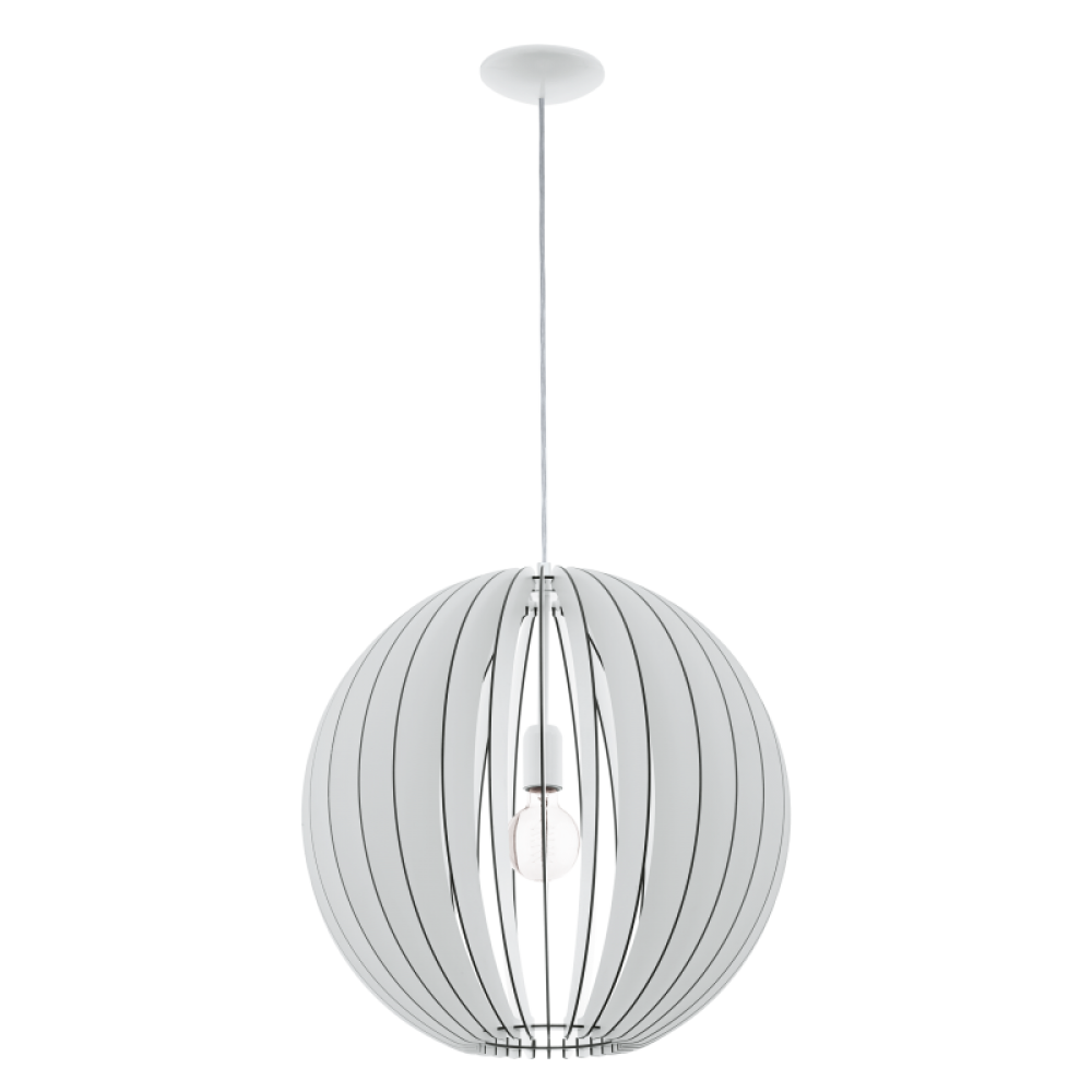 Φωτιστικό Οροφής Ξύλινο Μονόφωτο Σε Διάφορα Χρώματα ø50cm 1 x E27 60W COSSANO Eglo