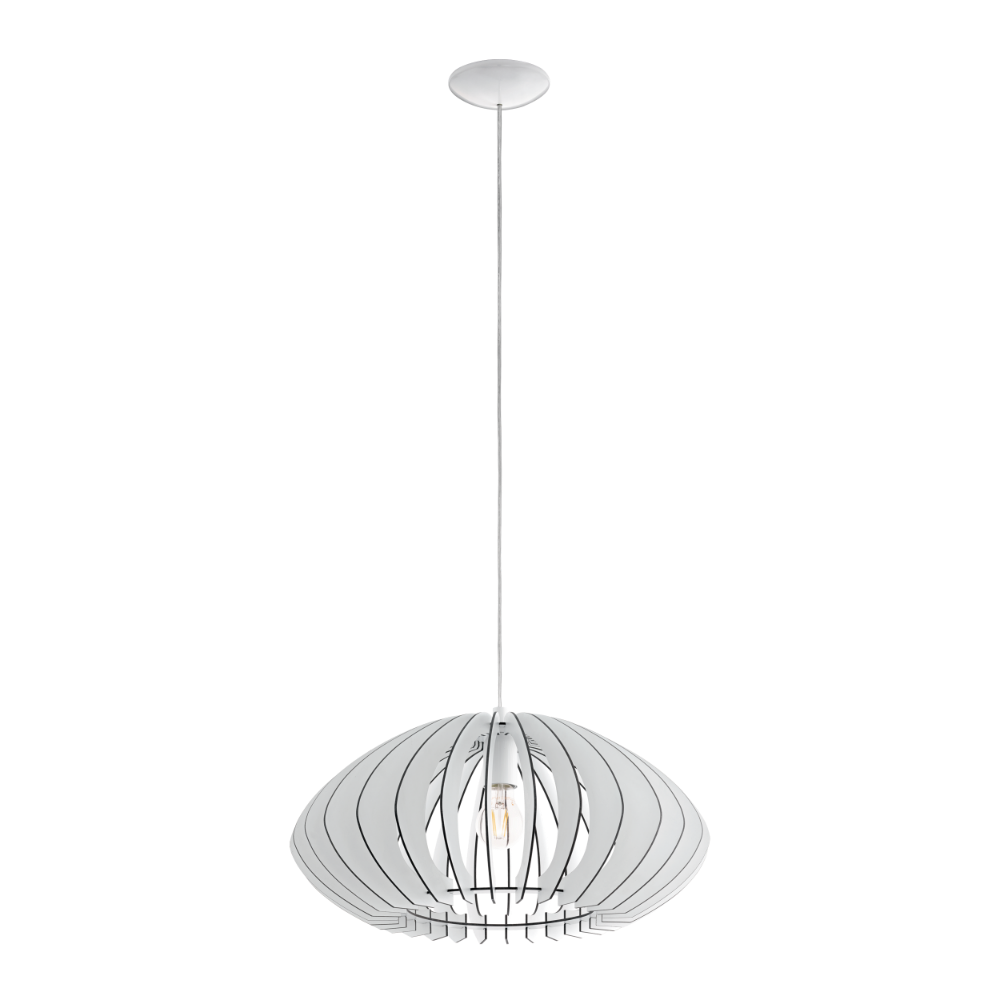 Φωτιστικό Οροφής Ξύλινο Μονόφωτο Σε Διάφορα Χρώματα ø50cm 1 x E27 60W COSSANO 2 Eglo