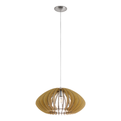 Φωτιστικό Οροφής Ξύλινο Μονόφωτο Σε Διάφορα Χρώματα ø50cm 1 x E27 60W COSSANO 2 Eglo