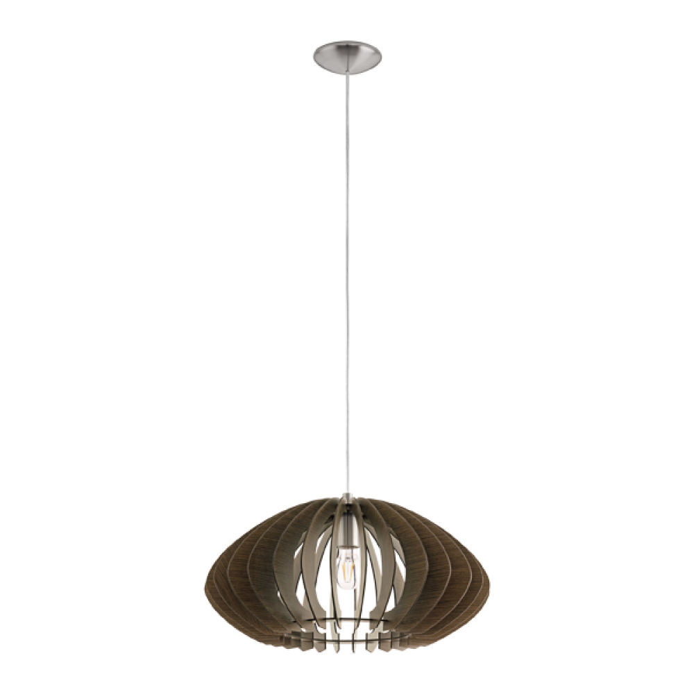 Φωτιστικό Οροφής Ξύλινο Μονόφωτο Σε Διάφορα Χρώματα ø50cm 1 x E27 60W COSSANO 2 Eglo