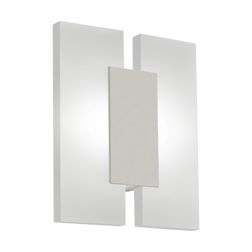 LED Απλίκα Τοίχου Μεταλλική Νίκελ Ματ 2x 4.5W 960lm METRASS Eglo