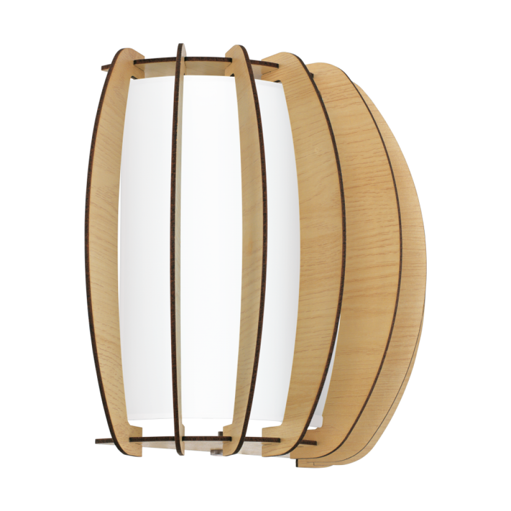 Απλίκα Τοίχου Σε Ξύλο Χρώμα 1x 60W E27 STELLATO Eglo