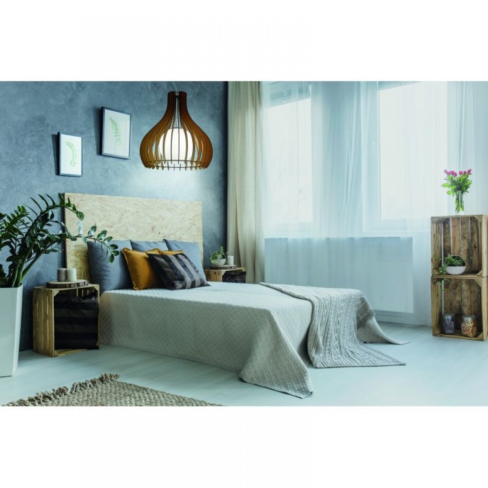 Φωτιστικό Οροφής Ξύλινο Μονόφωτο Σε Διάφορα Χρώματα ø38cm 1 x E27 60W TINDORI Eglo