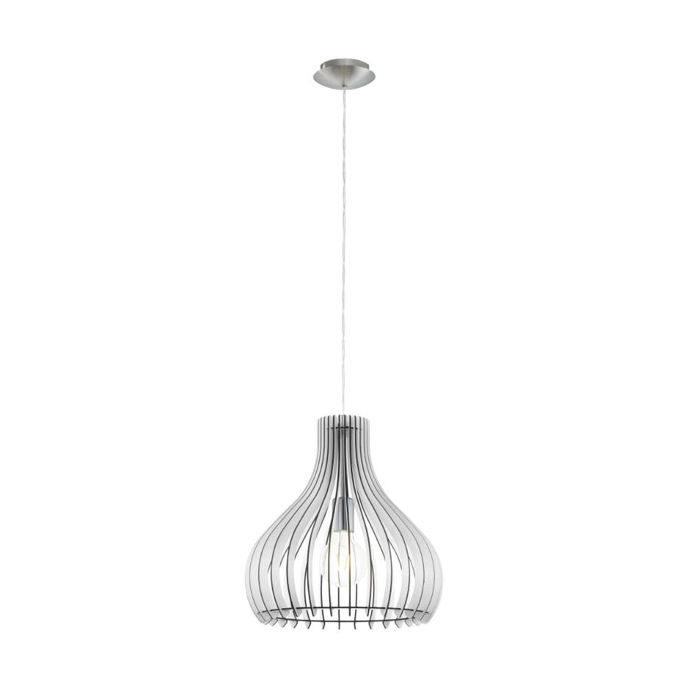 Φωτιστικό Οροφής Ξύλινο Μονόφωτο Σε Διάφορα Χρώματα ø38cm 1 x E27 60W TINDORI Eglo