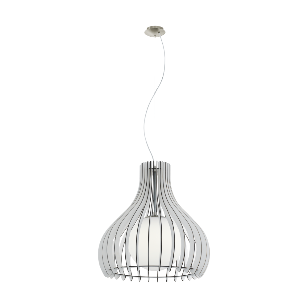 Φωτιστικό Οροφής Ξύλινο Μονόφωτο Σε Διάφορα Χρώματα ø50cm 1 x E27 60W TINDORI Eglo