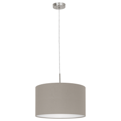 Κρεμαστό Φωτιστικό Μονόφωτο Σε Διάφορα Χρώματα Ø38cm 1x E27 60W PASTERI Eglo