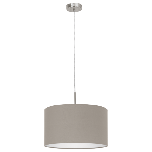 Κρεμαστό Φωτιστικό Μονόφωτο Σε Διάφορα Χρώματα Ø38cm 1x E27 60W PASTERI Eglo