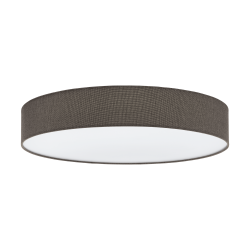 Πλαφονιέρα Πεντάφωτη Με Ύφασμα Σε Καφέ Χρώμα 5x 25W E27 Ø760mm PASTERI Eglo