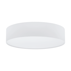 Πλαφονιέρα Τρίφωτη Με Ύφασμα Σε Λευκό Χρώμα 3x 60W E27 Ø570mm PASTERI Eglo